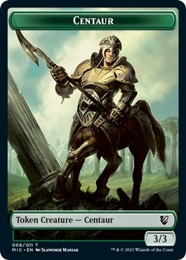 Image for Centaur // Wolf Double-Sided Token (8 // 13) [Commander: Innistrad: Midnight Hunt]