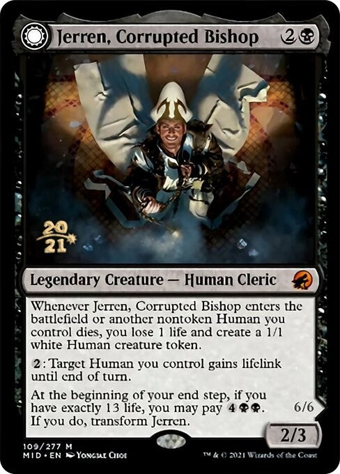 Image for Jerren, Corrupted Bishop (109) [Prerelease Cards]