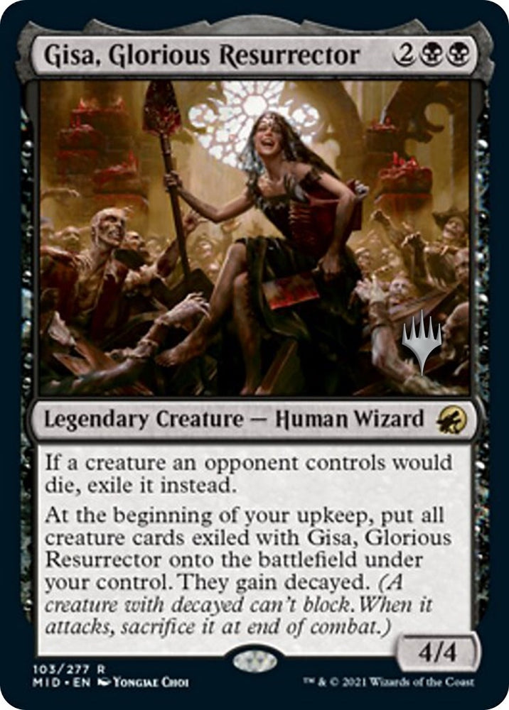 Image for Gisa, Glorious Resurrector (103) [Promo Pack: Innistrad: Midnight Hunt]