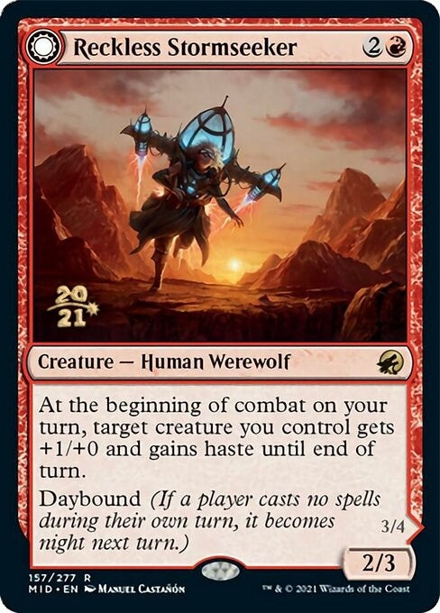 Image for Reckless Stormseeker (157) [Prerelease Cards]