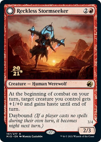 Image for Reckless Stormseeker (157) [Prerelease Cards]