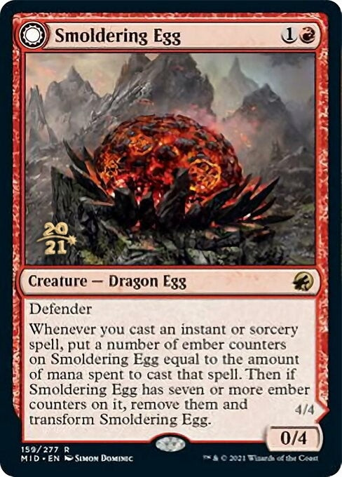 Image for Smoldering Egg (159) [Prerelease Cards]