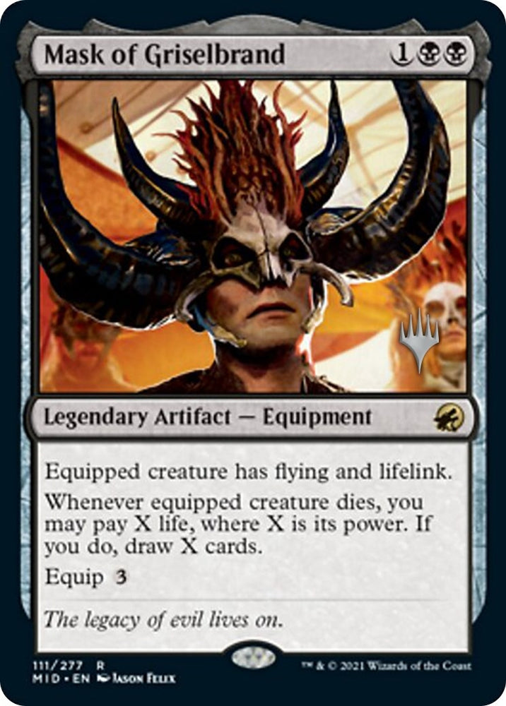 Image for Mask of Griselbrand (111) [Promo Pack: Innistrad: Midnight Hunt]
