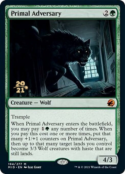 Image for Primal Adversary (194) [Prerelease Cards]