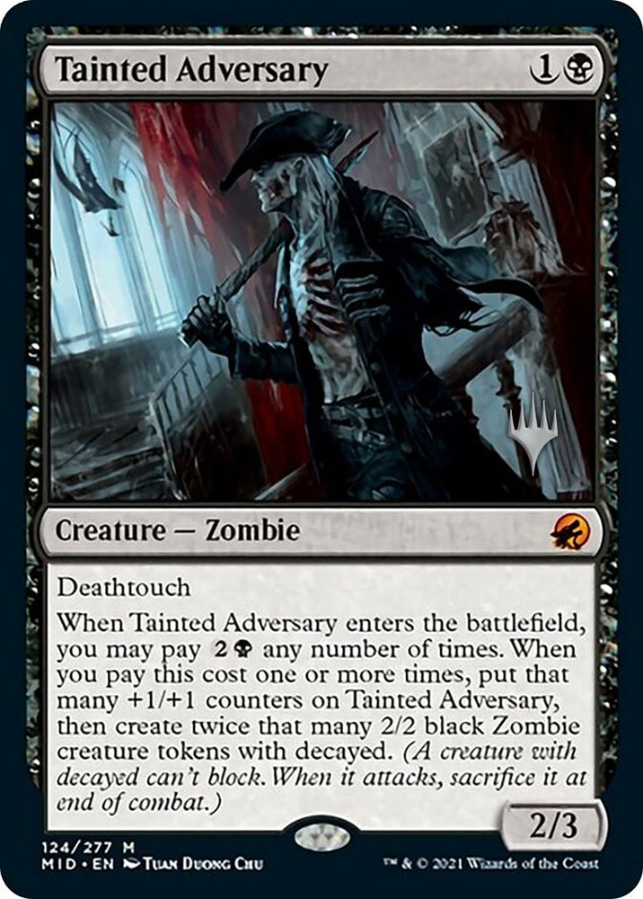 Image for Tainted Adversary (124) [Promo Pack: Innistrad: Midnight Hunt]