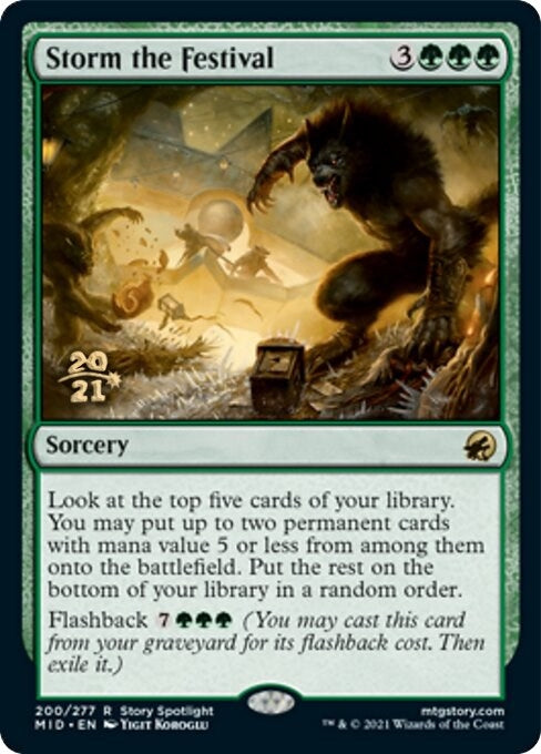 Image for Storm the Festival (200) [Prerelease Cards]