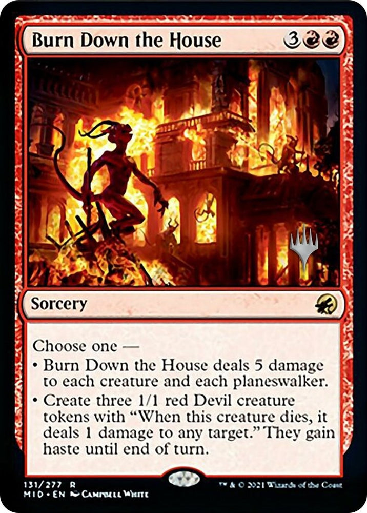 Image for Burn Down the House (131) [Promo Pack: Innistrad: Midnight Hunt]