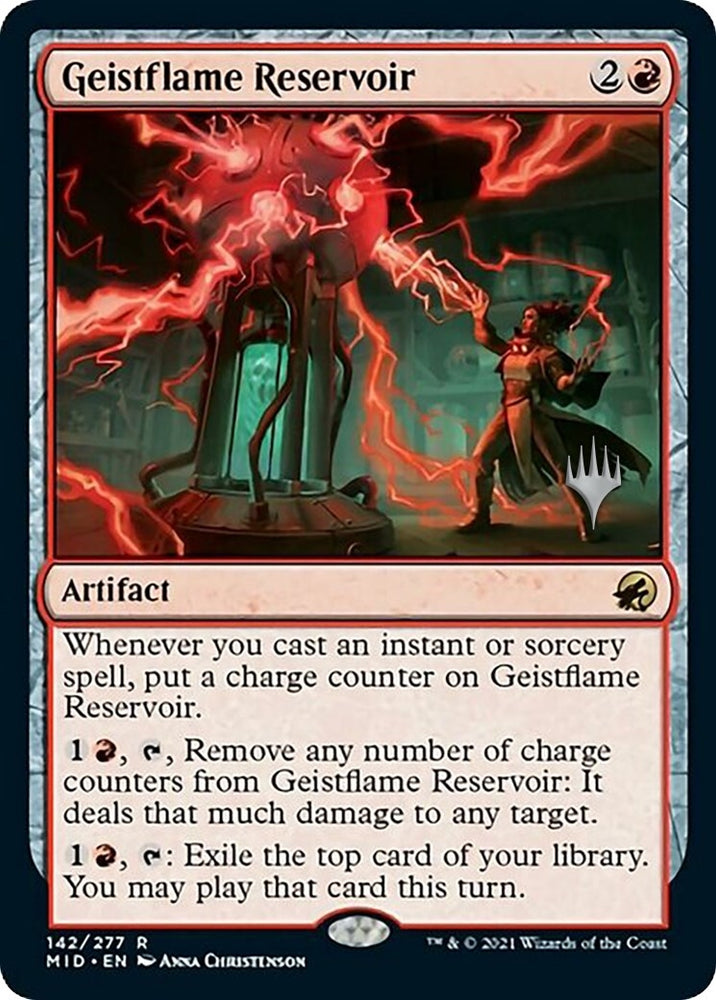 Image for Geistflame Reservoir (142) [Promo Pack: Innistrad: Midnight Hunt]