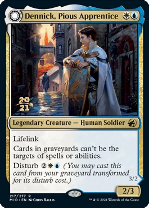 Image for Dennick, Pious Apprentice (217) [Prerelease Cards]