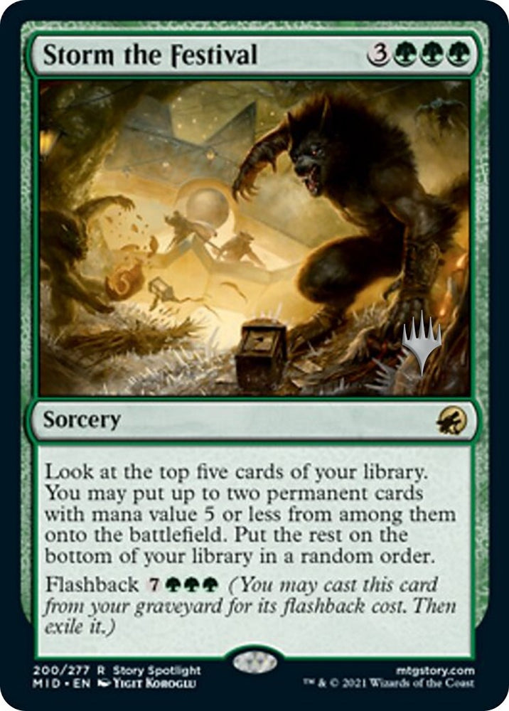 Image for Storm the Festival (200) [Promo Pack: Innistrad: Midnight Hunt]