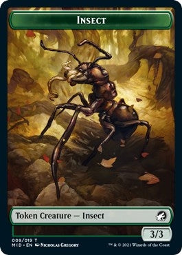 Image for Insect Token (9) [Innistrad: Midnight Hunt]