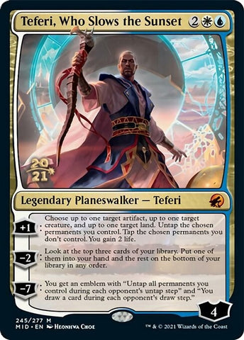 Image for Teferi, Who Slows the Sunset (245) [Prerelease Cards]