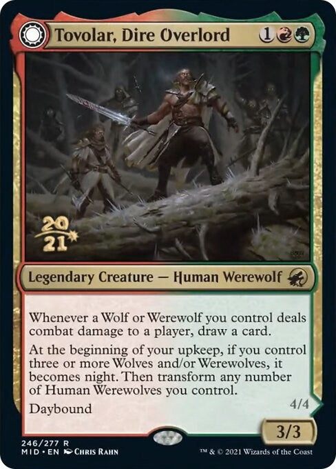Image for Tovolar, Dire Overlord (246) [Prerelease Cards]