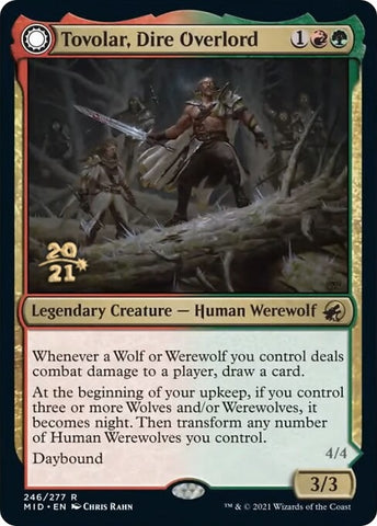Image for Tovolar, Dire Overlord (246) [Prerelease Cards]