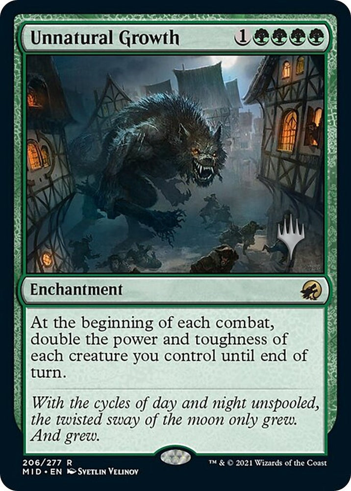 Image for Unnatural Growth (206) [Promo Pack: Innistrad: Midnight Hunt]
