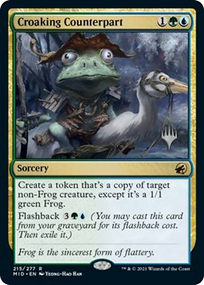Image for Croaking Counterpart (215) [Promo Pack: Innistrad: Midnight Hunt]