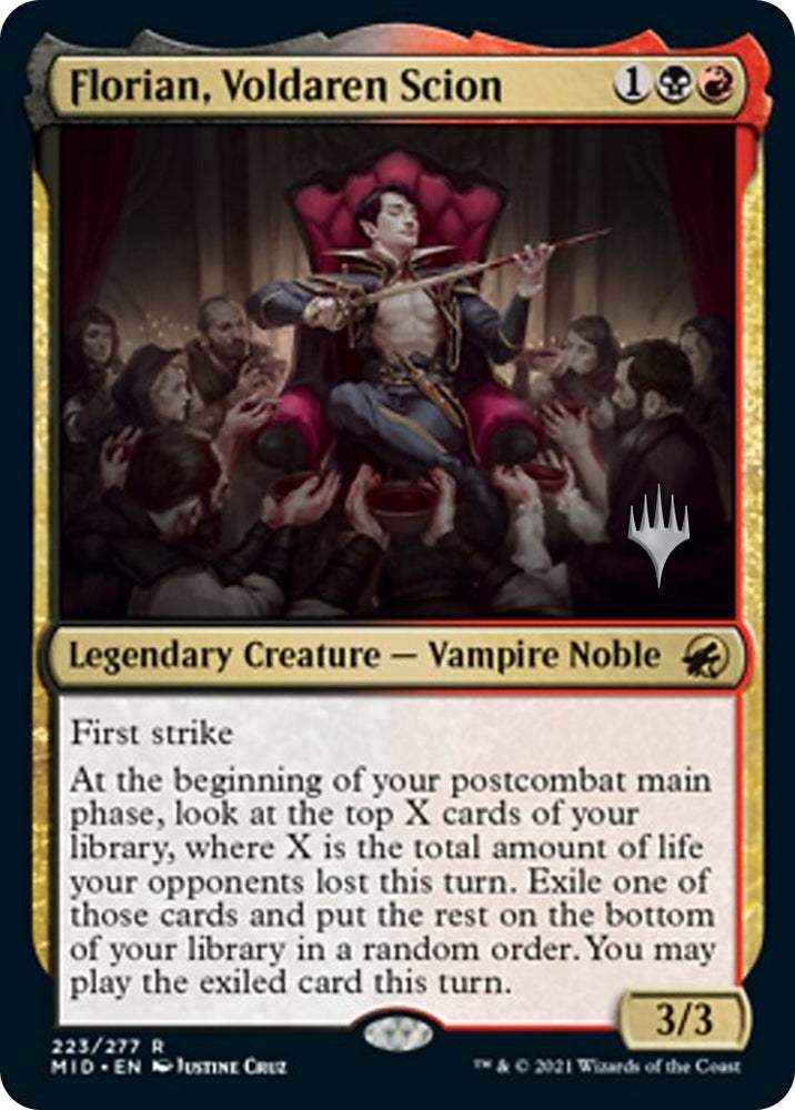 Image for Florian, Voldaren Scion (223) [Promo Pack: Innistrad: Midnight Hunt]