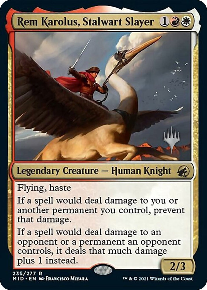 Image for Rem Karolus, Stalwart Slayer (235) [Promo Pack: Innistrad: Midnight Hunt]