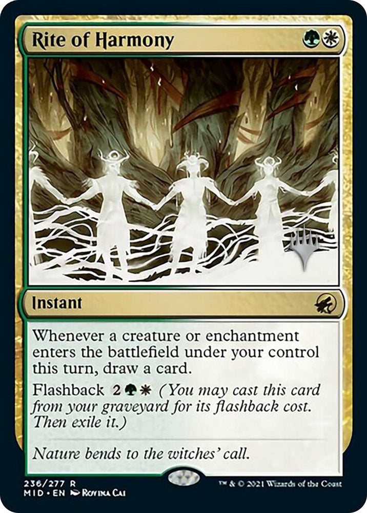 Image for Rite of Harmony (236) [Promo Pack: Innistrad: Midnight Hunt]