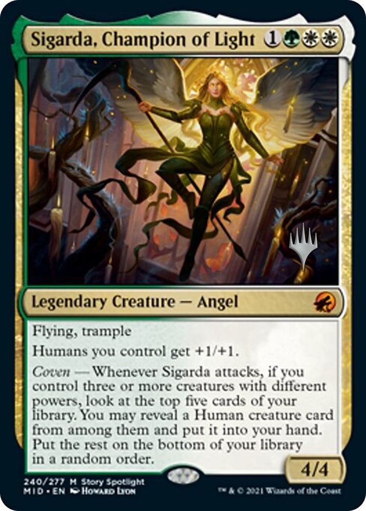 Image for Sigarda, Champion of Light (240) [Promo Pack: Innistrad: Midnight Hunt]