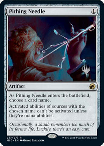 Image for Pithing Needle (257) [Promo Pack: Innistrad: Midnight Hunt]