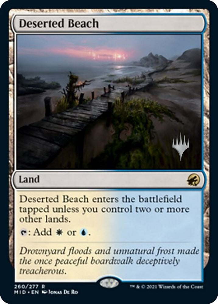 Image for Deserted Beach (260) [Promo Pack: Innistrad: Midnight Hunt]