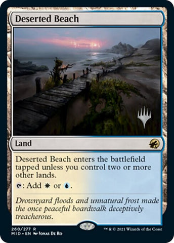 Image for Deserted Beach (260) [Promo Pack: Innistrad: Midnight Hunt]