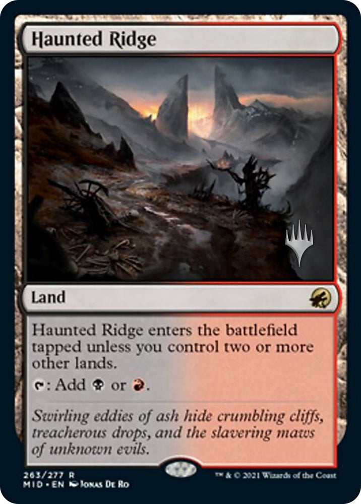Image for Haunted Ridge (263) [Promo Pack: Innistrad: Midnight Hunt]