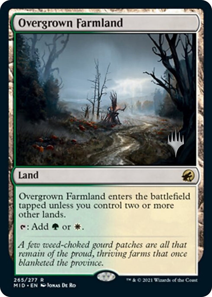 Image for Overgrown Farmland (265) [Promo Pack: Innistrad: Midnight Hunt]