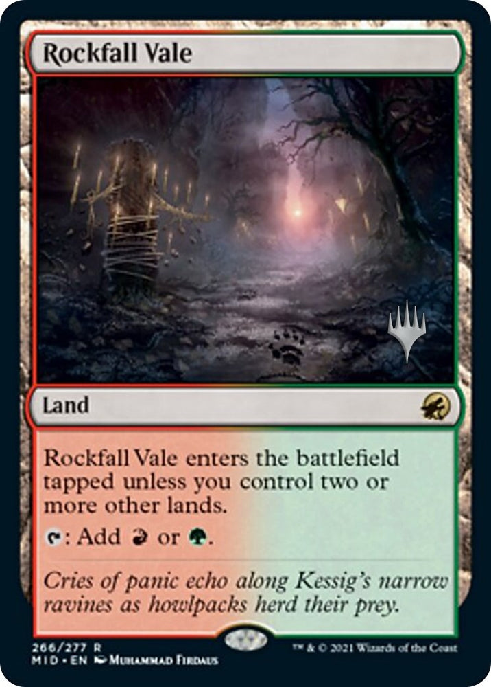 Image for Rockfall Vale (266) [Promo Pack: Innistrad: Midnight Hunt]