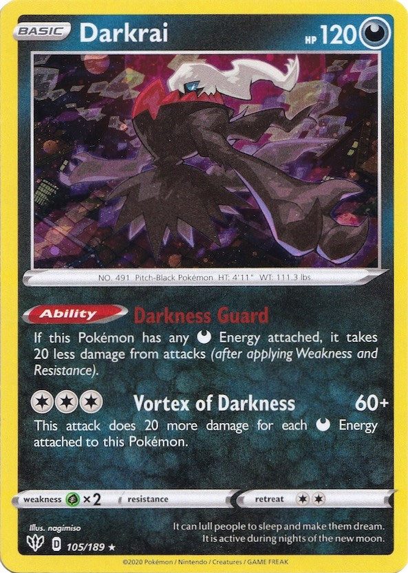 Darkrai - 105/189 (Cosmos Holo) (105/189) (Miscellaneous Cards & Products)