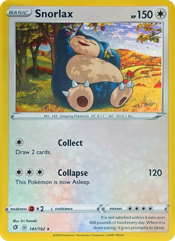 Snorlax - 141/192 (Cosmos Holo) (141/192) (Miscellaneous Cards & Products)