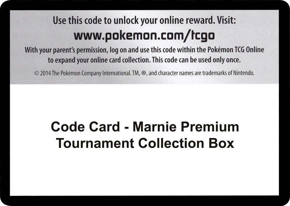 Image for Code Card - Marnie Premium Tournament Collection Box - Pokemon