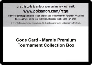 Image for Code Card - Marnie Premium Tournament Collection Box - Pokemon