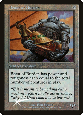 Image for Beast of Burden (No Date) (5) [Prerelease Cards]