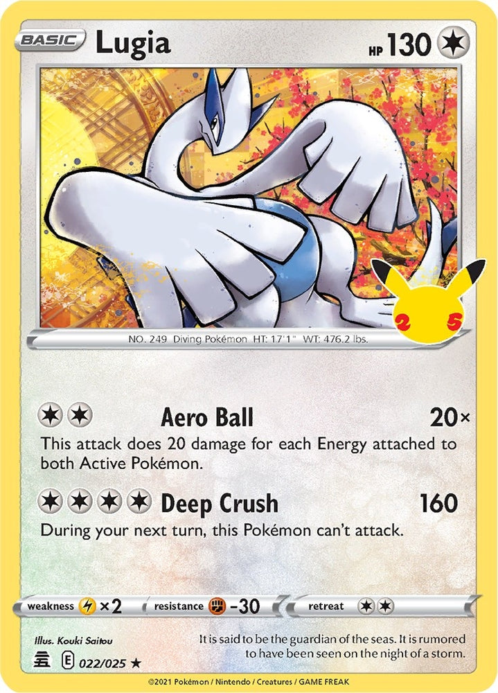 Image for Lugia (022/025) [Celebrations]