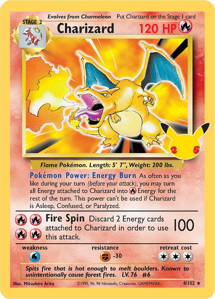 Image for Charizard (4/102) [Celebrations: Classic Collection]