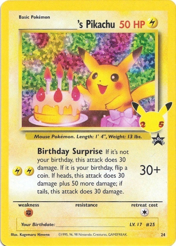 Image for ______'s Pikachu (24/53) [Celebrations: Classic Collection]