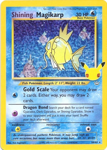 Image for Shining Magikarp (66/64) - Pokemon
