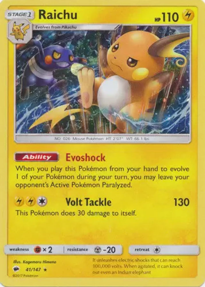 Image for Raichu (041/147) [Blister Exclusives]