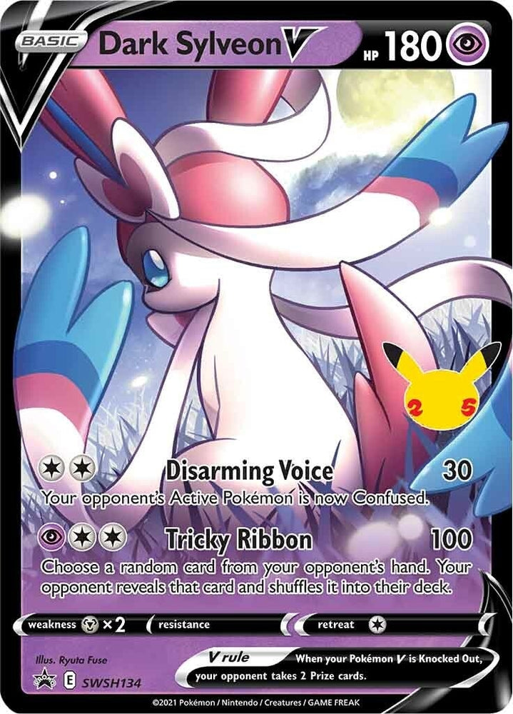 Image for Dark Sylveon V - SWSH134 (SWSH134) [SWSH: Sword & Shield Promo Cards]