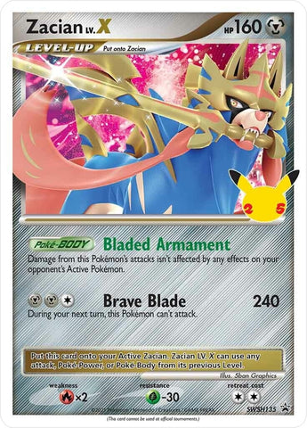 Image for Zacian LV. X - SWSH135 (SWSH135) [SWSH: Sword & Shield Promo Cards]