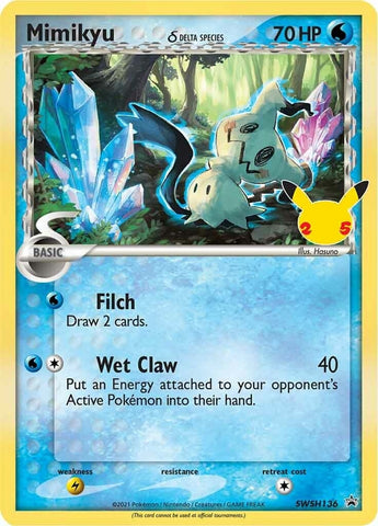 Image for Mimikyu (Delta Species) - SWSH136 (SWSH136) [SWSH: Sword & Shield Promo Cards]