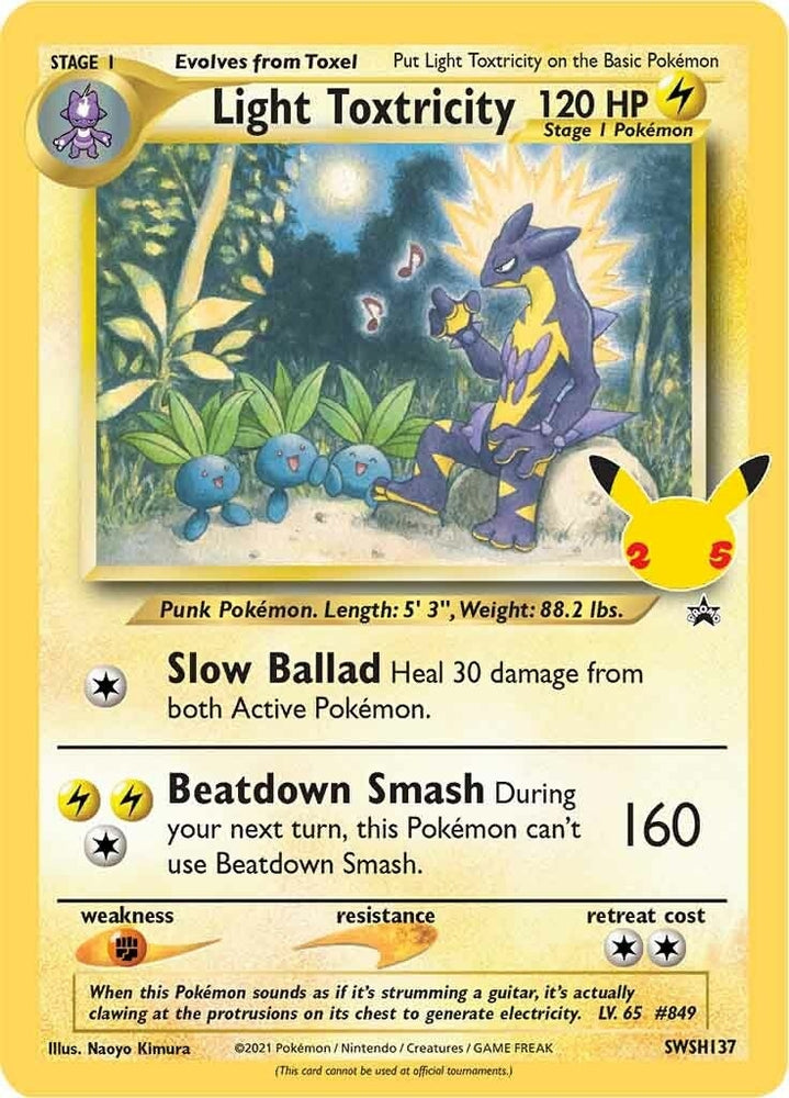 Image for Light Toxtricity - SWSH137 (SWSH137) [SWSH: Sword & Shield Promo Cards]