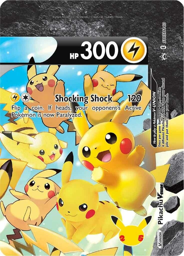 Image for Pikachu V-Union - SWSH140 (SWSH140) [SWSH: Sword & Shield Promo Cards]