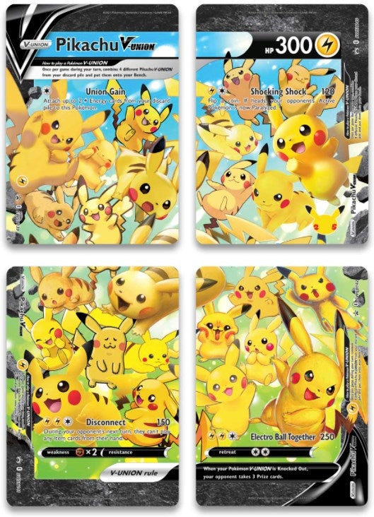 Image for Pikachu V-Union [Set of 4] [SWSH: Sword & Shield Promo Cards]