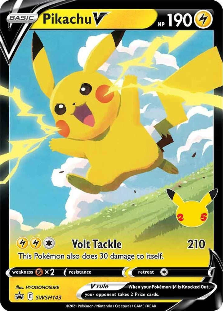 Image for Pikachu V - SWSH143 (SWSH143) [SWSH: Sword & Shield Promo Cards]