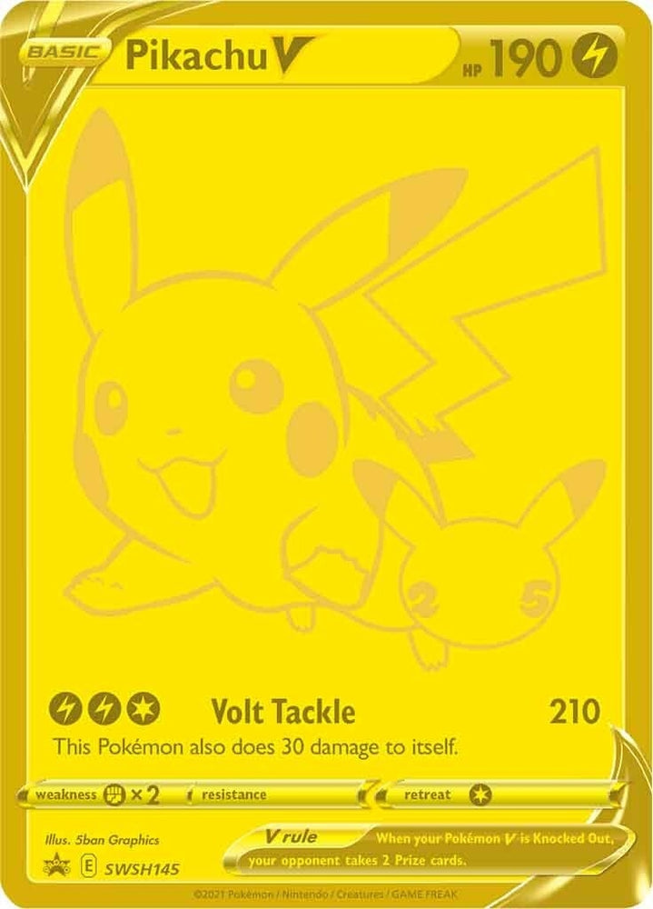 Image for Pikachu V - SWSH145 (SWSH145) [SWSH: Sword & Shield Promo Cards]