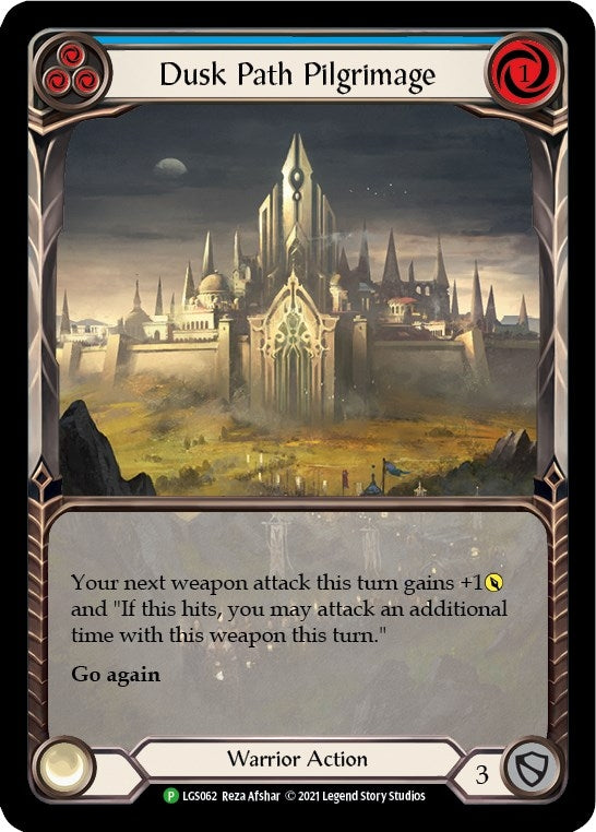 Image for Dusk Path Pilgrimage (Blue) - LGS062 (LGS062) (Flesh and Blood: Promo Cards) - Flesh and Blood TCG