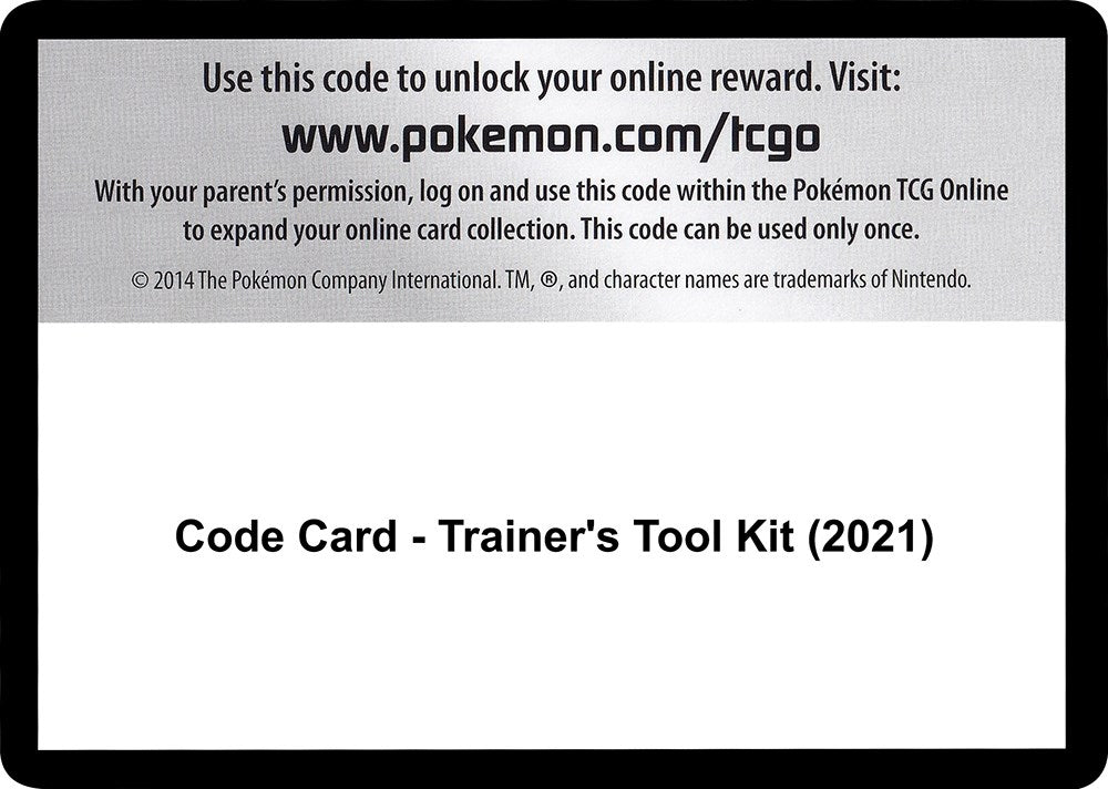 Image for Code Card - Trainer's Tool Kit (2021) - Pokemon